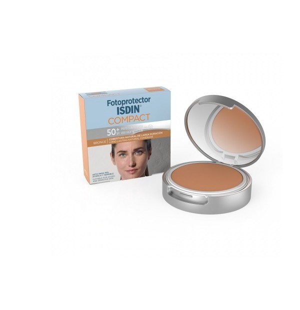 FOTOPROTECTOR ISDIN COMPACT 50+ MAQUILLAJE OIL-FREE 10 G BRONCE
