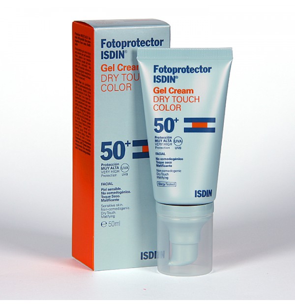 Fotoprotector Isdin Spf-50+ Gel-crema Dry Touch  50 Ml Sin Color